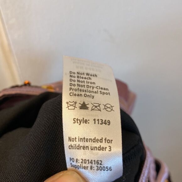 Weissman Dance Jazz tap tutu mauve gold sequin Got Your Number 11349 -IC 7/8 - Picture 11 of 12